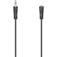 Hama »Klinkenkabel Stereo 3m« Audio-Kabel, 3,5-mm-Klinke, 3,5-mm-Klinke, Audio-Verlängerungskabel, 3,5-mm-Klinken-Stecker - Kupplung