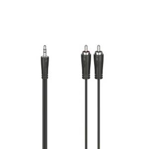 Hama »Klinken-Cinch-Kabel 1,5m« Audio-Kabel, 3,5-mm-Klinke, (150 cm), 3,5-mm-Klinken-Stecker 2-Cinch-Stecker, Stereo