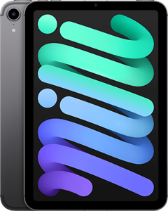 iPad mini (6e) Wi-Fi + Cellular 64GB-Spacegrijs-Product is als nieuw