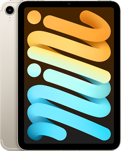 iPad mini (6e) Wi-Fi + Cellular 64GB-Sterrenlicht-Product bevat zichtbare gebruikerssporen