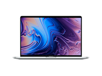 MacBook Pro 15 Zoll | Core i7 2,6 GHz | 512 GB SSD | 16 GB RAM | Silber (2018) | Qwerty