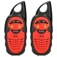 Fr-05rd et Van Twee Walkie Talkies Voor Kinderen - Tot 3 Kilometer Bereik, Zwart/rood