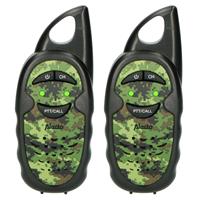 FR-05CM - Walkie Talkie Set Kinder - Reichweite von bis zu 3 Kilometern, camouflage schwarz/grün  Kinder