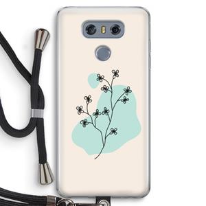 Love your petals: LG G6 Transparant Hoesje met koord