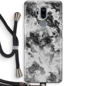 CaseCompany Onweer: LG G7 Thinq Transparant Hoesje met koord