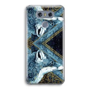 CaseCompany Golden Fox: LG G6 Transparant Hoesje