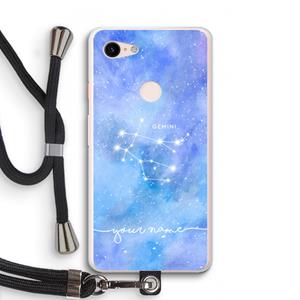 CaseCompany Sterrenbeeld - Licht: Pixel 3 XL Transparant Hoesje met koord