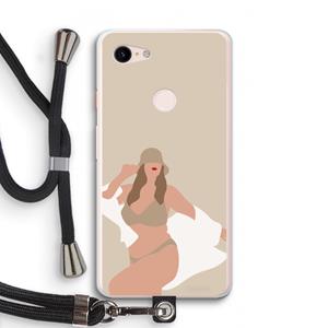 CaseCompany One of a kind: Pixel 3 XL Transparant Hoesje met koord
