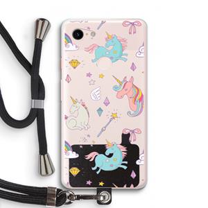 CaseCompany Fantasiewereld: Pixel 3 XL Transparant Hoesje met koord