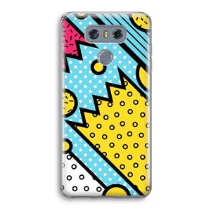 CaseCompany Pop Art #1: LG G6 Transparant Hoesje