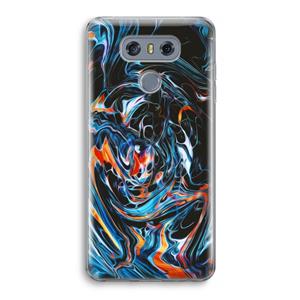 CaseCompany Black Unicorn: LG G6 Transparant Hoesje