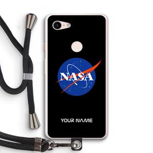CaseCompany NASA: Pixel 3 XL Transparant Hoesje met koord