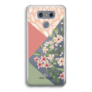 CaseCompany Sweet heaven geometrics: LG G6 Transparant Hoesje