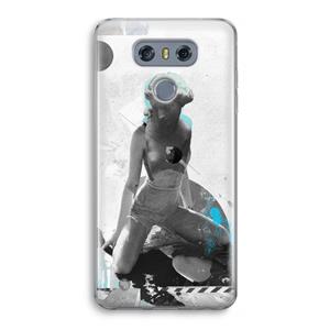 CaseCompany I will not feel a thing: LG G6 Transparant Hoesje