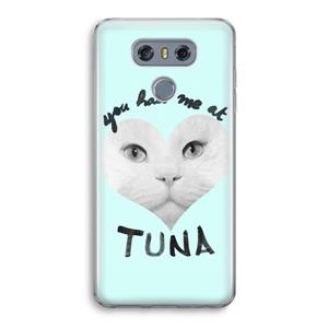 CaseCompany You had me at tuna: LG G6 Transparant Hoesje