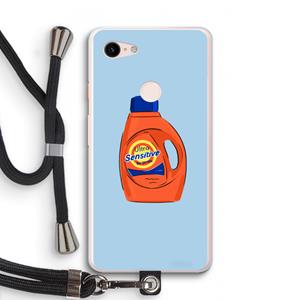 CaseCompany Ultra Sensitive: Pixel 3 XL Transparant Hoesje met koord