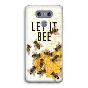 CaseCompany Let it bee: LG G6 Transparant Hoesje