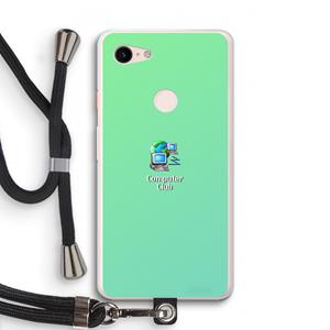 CaseCompany Win98: Pixel 3 XL Transparant Hoesje met koord
