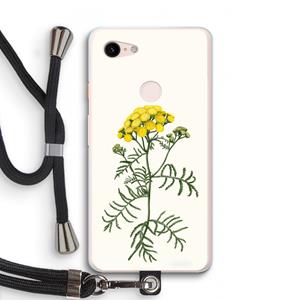 CaseCompany Tansy: Pixel 3 XL Transparant Hoesje met koord