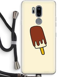 CaseCompany Frisco: LG G7 Thinq Transparant Hoesje met koord