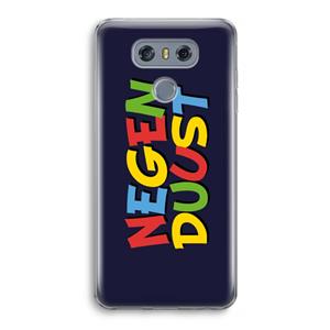 CaseCompany 90's One: LG G6 Transparant Hoesje