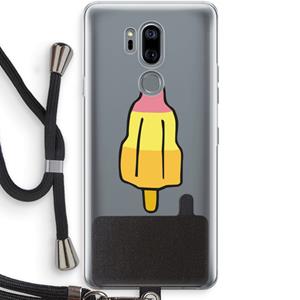 CaseCompany Raketijsje: LG G7 Thinq Transparant Hoesje met koord