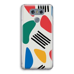 CaseCompany Illustratieve pop 1: LG G6 Transparant Hoesje