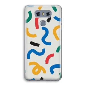 CaseCompany Illustratieve pop 2: LG G6 Transparant Hoesje