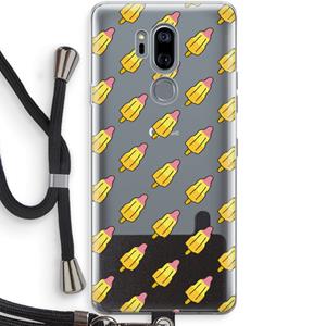 CaseCompany Waterijsjes: LG G7 Thinq Transparant Hoesje met koord