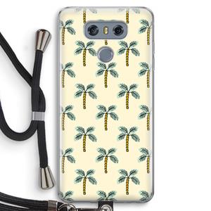 CaseCompany Paradise: LG G6 Transparant Hoesje met koord