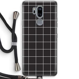 CaseCompany Rooster 2: LG G7 Thinq Transparant Hoesje met koord