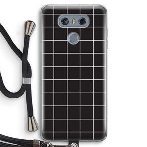 CaseCompany Rooster 2: LG G6 Transparant Hoesje met koord