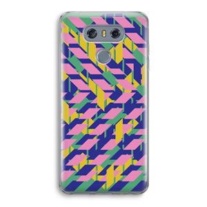 CaseCompany Skew Blush 1: LG G6 Transparant Hoesje