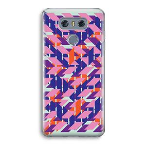 CaseCompany Skew Blush 3: LG G6 Transparant Hoesje