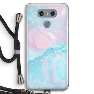 CaseCompany Fantasie pastel: LG G6 Transparant Hoesje met koord