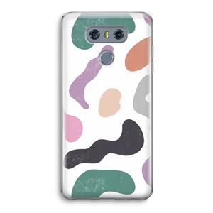 CaseCompany Memphis Shapes: LG G6 Transparant Hoesje