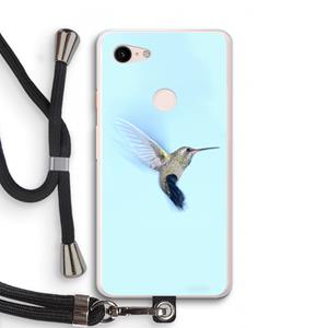 CaseCompany Kolibri: Pixel 3 XL Transparant Hoesje met koord