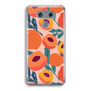 CaseCompany Perzik: LG G6 Transparant Hoesje