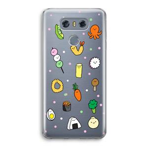 CaseCompany Happy bento friends: LG G6 Transparant Hoesje