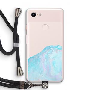 CaseCompany Fantasie pastel: Pixel 3 XL Transparant Hoesje met koord