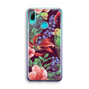 CaseCompany Papegaaien: Huawei P Smart (2019) Transparant Hoesje