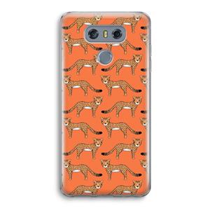 CaseCompany Cheetah: LG G6 Transparant Hoesje