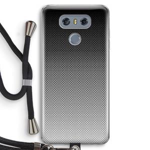 CaseCompany Musketon Halftone: LG G6 Transparant Hoesje met koord