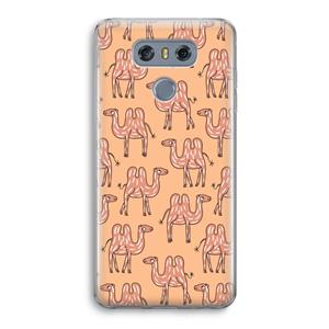 CaseCompany Kameel: LG G6 Transparant Hoesje