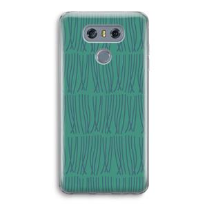 CaseCompany Swirls: LG G6 Transparant Hoesje