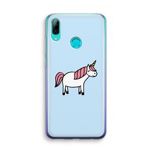 CaseCompany Eenhoorn: Huawei P Smart (2019) Transparant Hoesje
