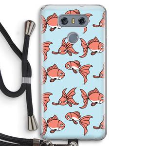 CaseCompany Blub: LG G6 Transparant Hoesje met koord