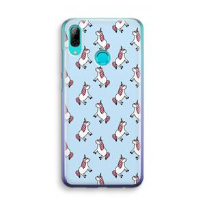 CaseCompany Eenhoorns overal: Huawei P Smart (2019) Transparant Hoesje