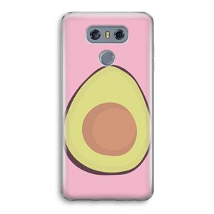 CaseCompany Avocado: LG G6 Transparant Hoesje