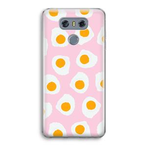 CaseCompany Dancing eggs: LG G6 Transparant Hoesje